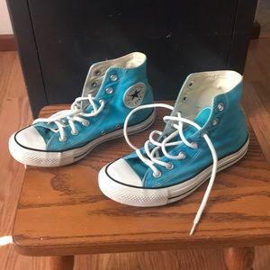Teal High Top Coverse